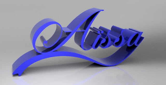 Prénom 3D - Standard 